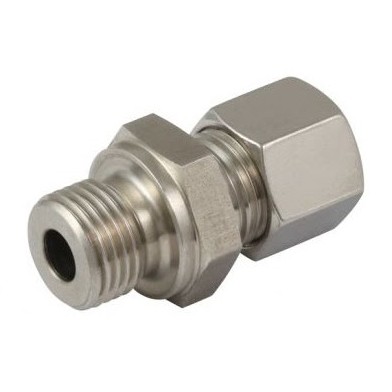 Male stud coupling male thread × metric