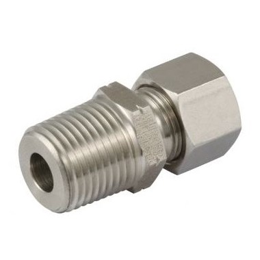 Taper male stud coupling male thread × NPT