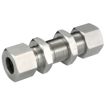 Straight bulkhead coupling