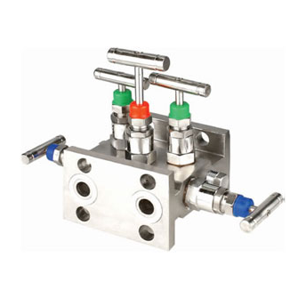 Five-way manifold, direct mount, H type