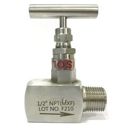 Needle valve male NPT × female NPT