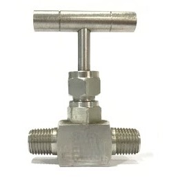 Needle valve NPT male × male