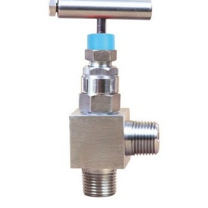 Angle needle valve